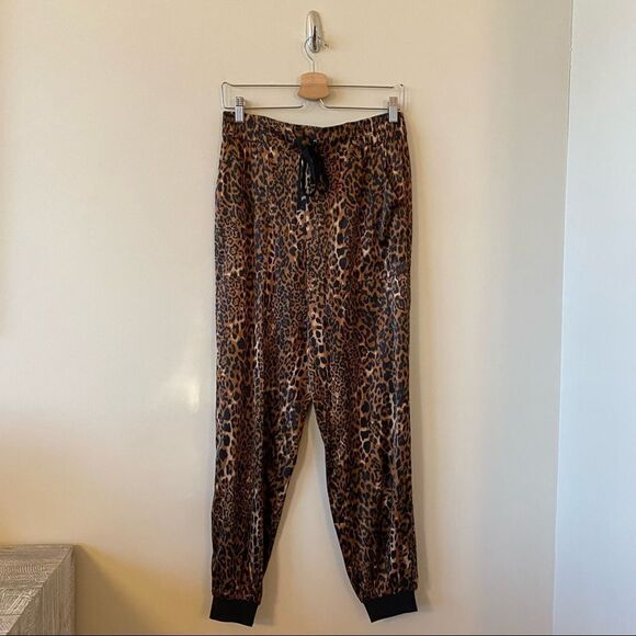Cami NYC-“ZOE” Animal Silk High Rise Printed Joggers (Small) - Picture 3 of 13
